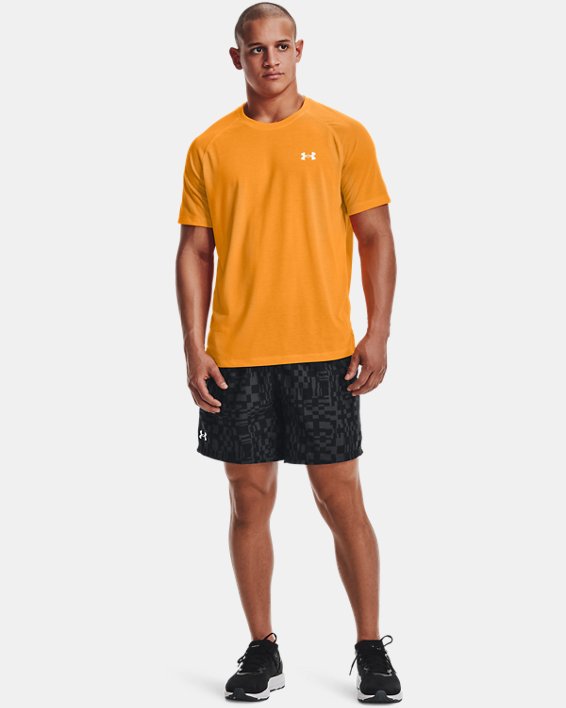 Men's UA Speed Stride Print Shorts, Black, pdpMainDesktop image number 0